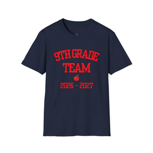 9th Grade Team 2026–2027 Red Tee