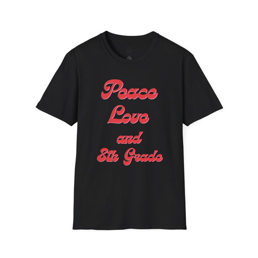 8th Grade Peace Love T-Shirt