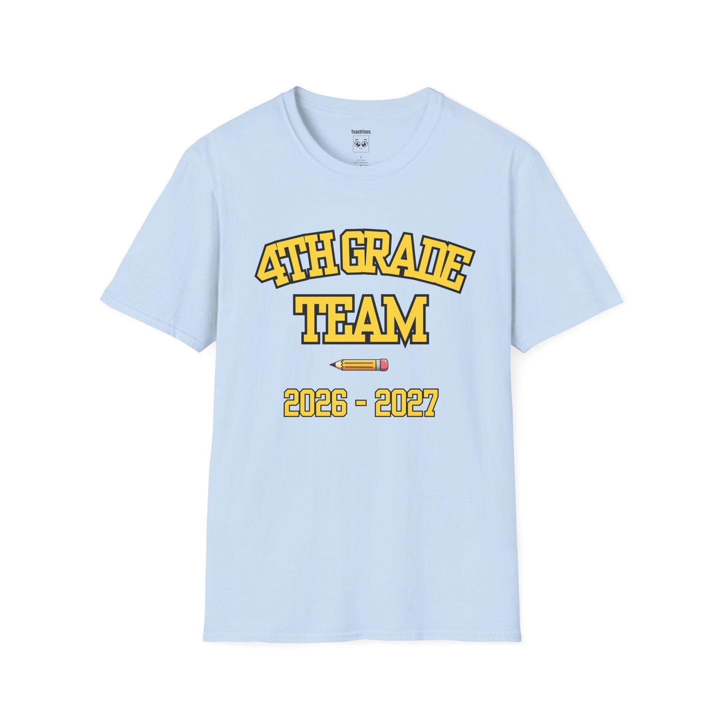 4th Grade Team 2026–2027 Yellow Tee