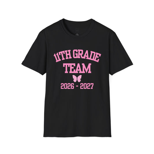11th Grade Team 2026-2027 Pink Tee