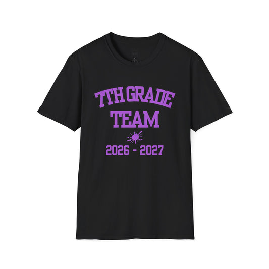 7th Grade Team 2026-2027 Purple Tee