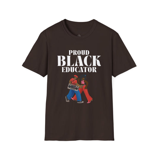 Proud Black Educator Dark Tee 2