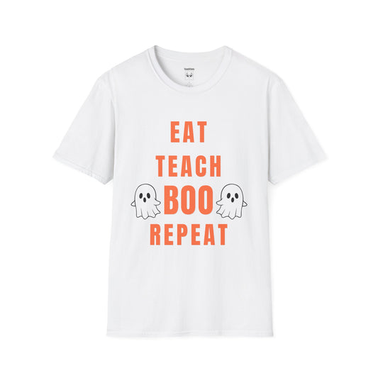 Eat Teach Boo Repeat Tee