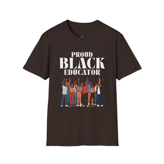 Proud Black Educator Dark Tee 3