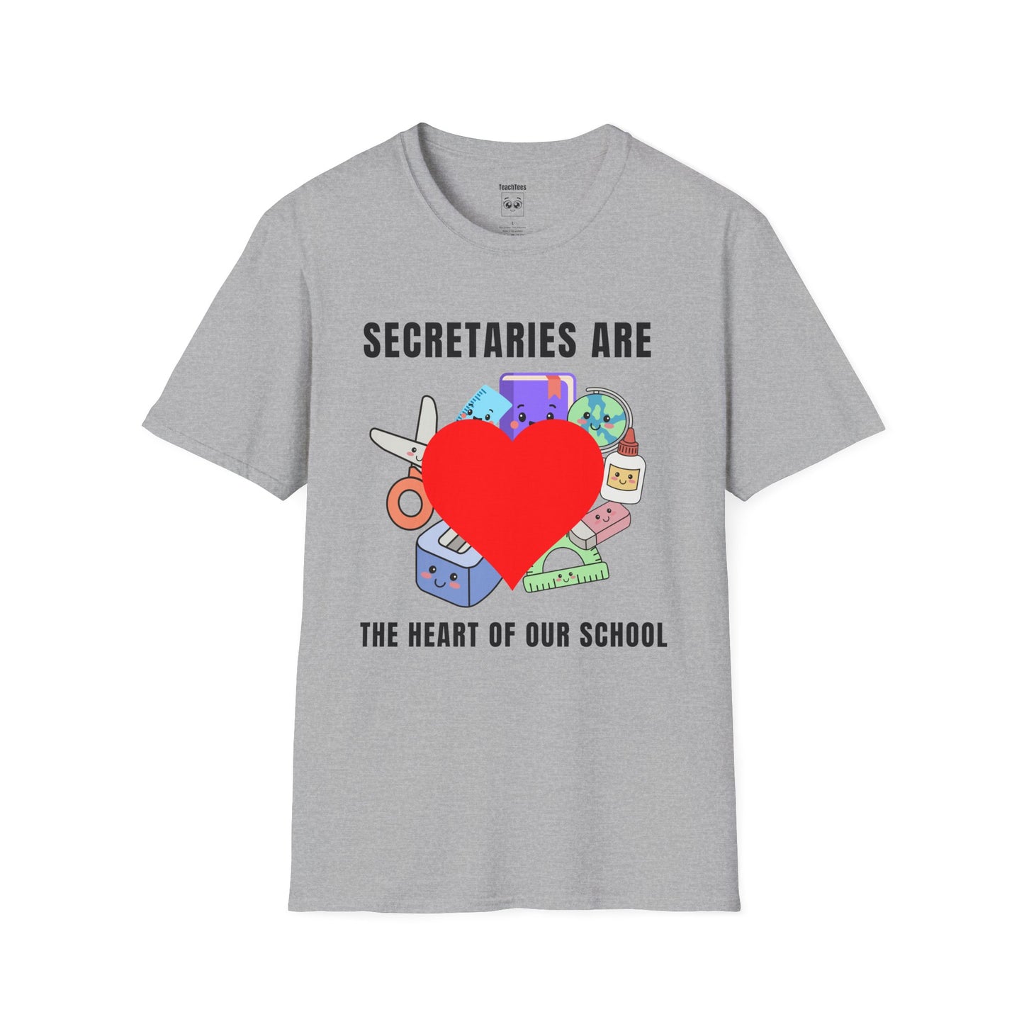 Secretary Appreciation Heart Tee