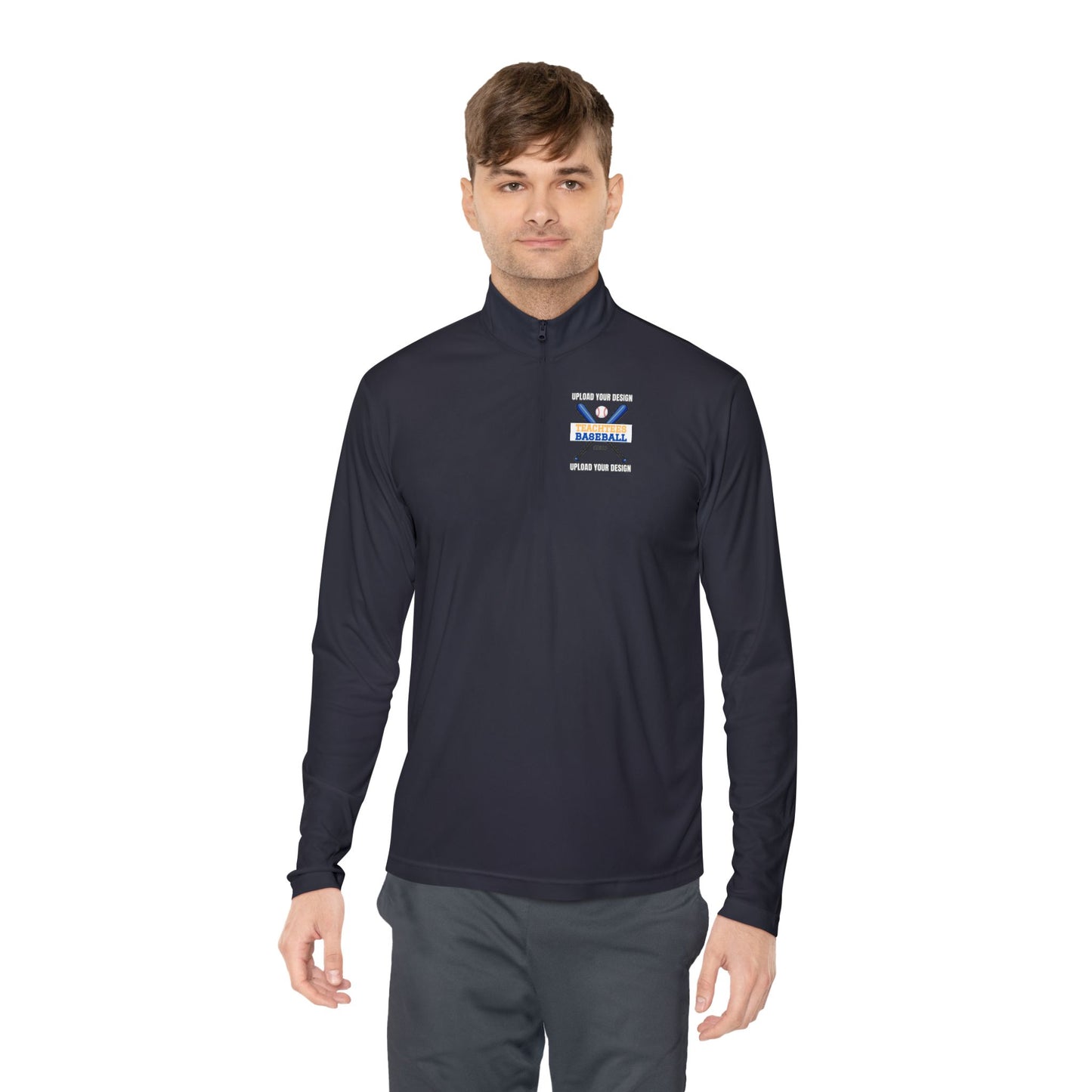 Customizable Adult Quarter-Zip Pullover