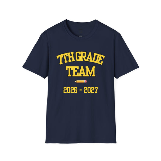 7th Grade Team 2026–2027 Yellow Tee