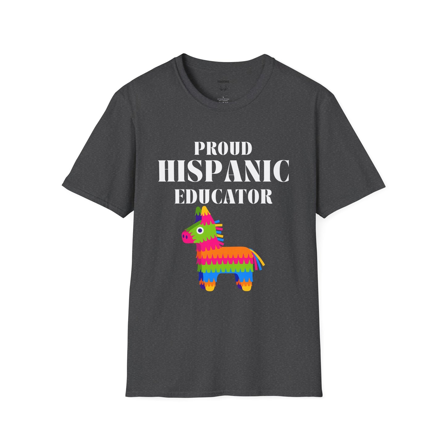 Proud Hispanic Educator Dark Tee 2
