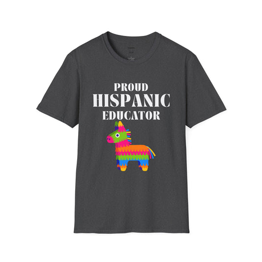 Proud Hispanic Educator Dark Tee 2