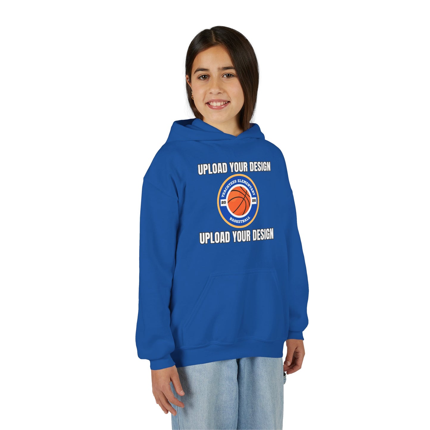 Customizable Youth Pullover Hoodie