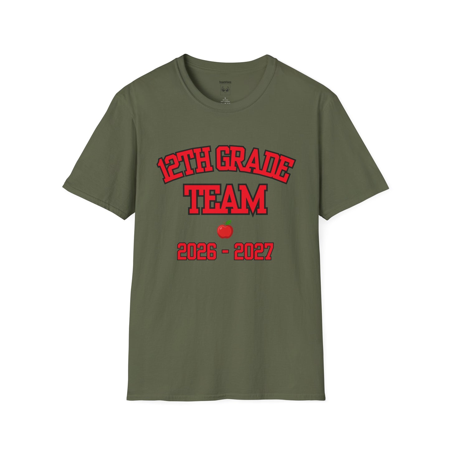 12th Grade Team 2026-2027 Red Tee