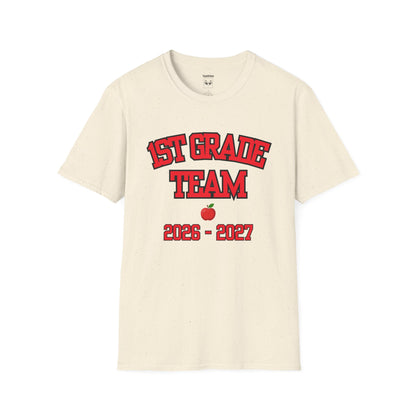 1st Grade Team 2026–2027 Red Tee
