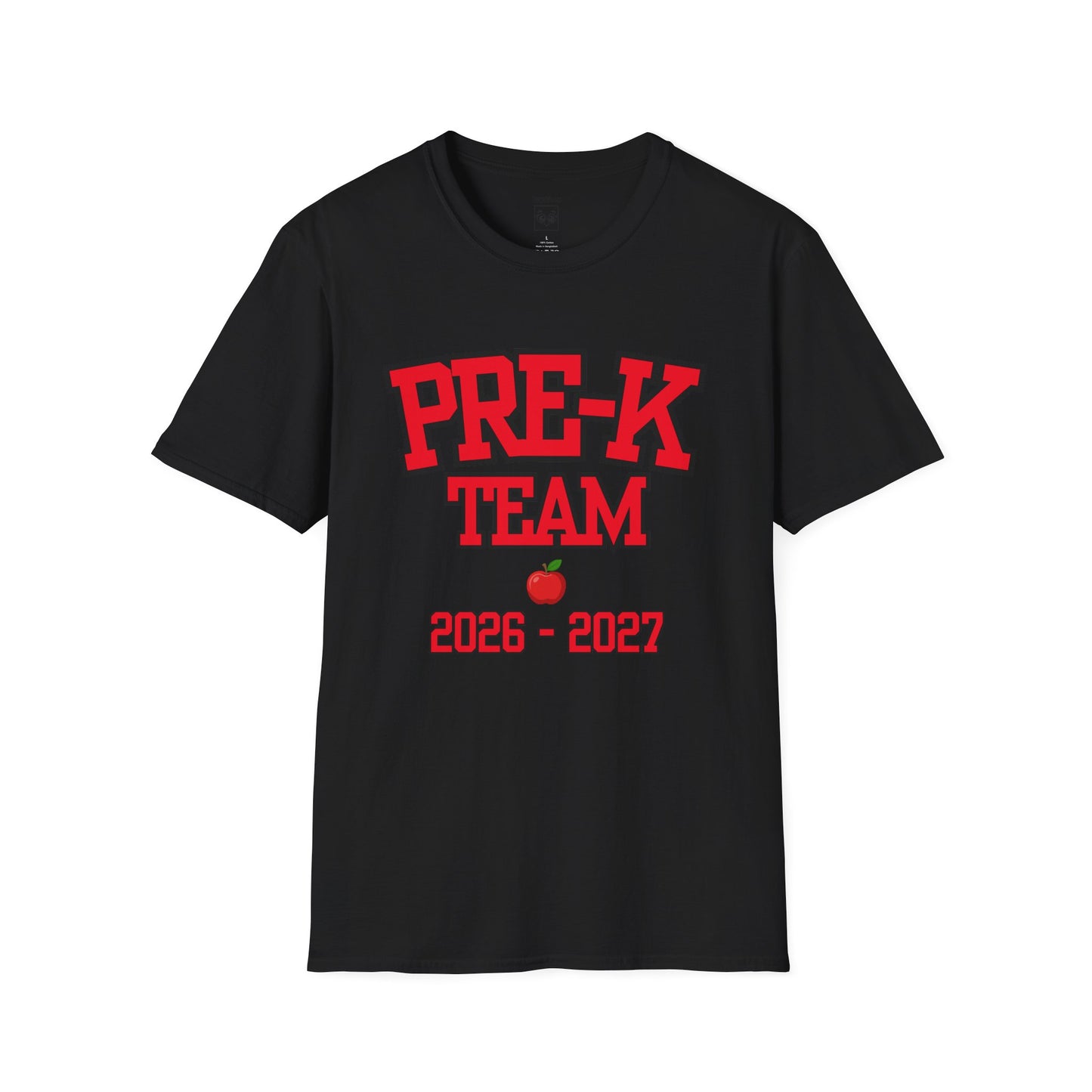 Pre-K Team 2026–2027 Red Tee