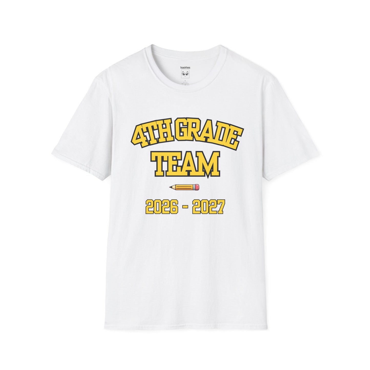 4th Grade Team 2026–2027 Yellow Tee