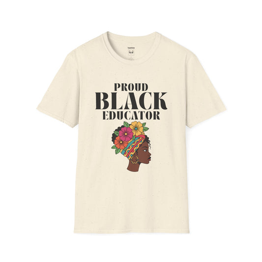 Proud Black Educator Light Tee 1