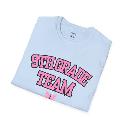 9th Grade Team 2026-2027 Pink Tee