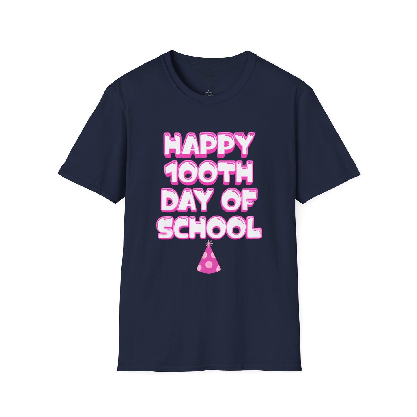 100th Day of School Pink Tee