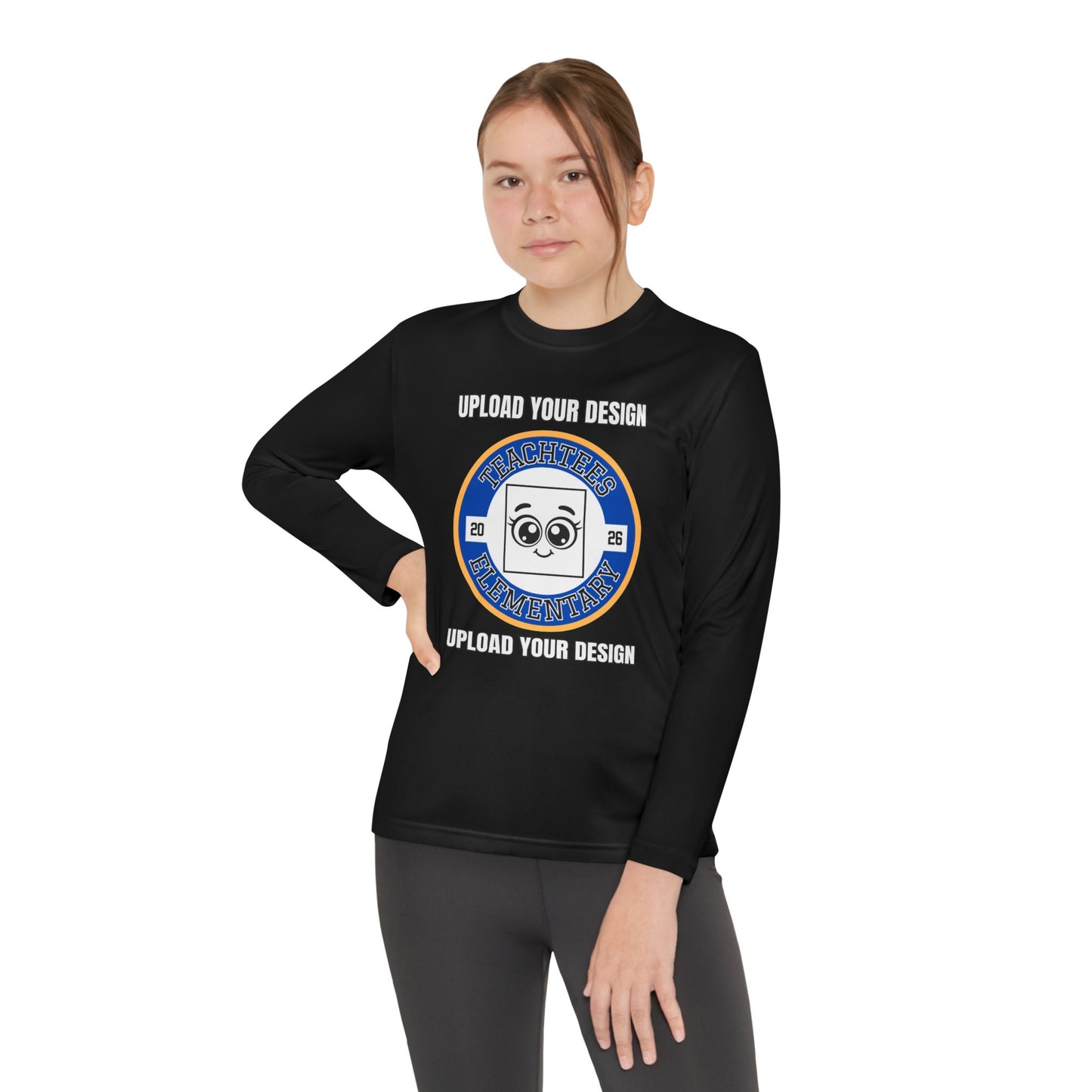 Customizable Long Sleeve Youth Tee