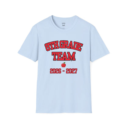8th Grade Team 2026–2027 Red Tee