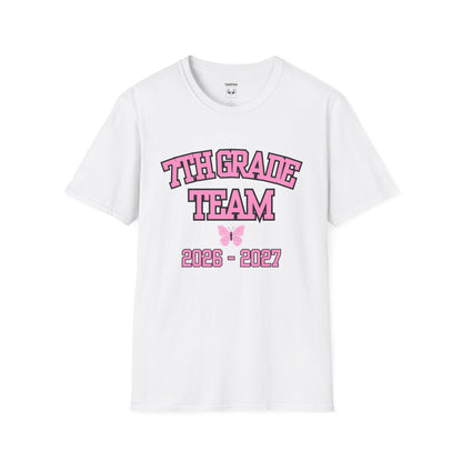7th Grade Team 2026–2027 Pink Tee