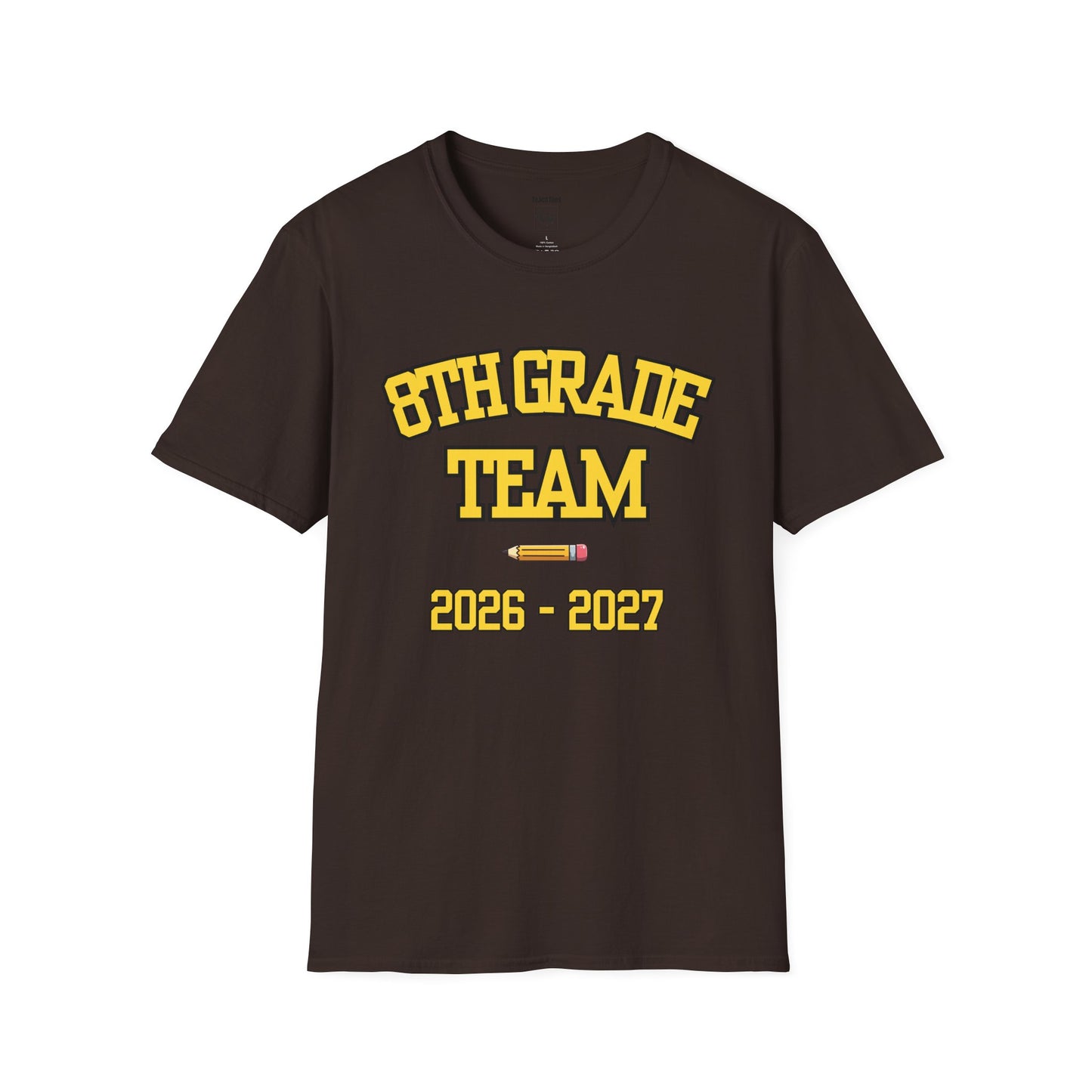 8th Grade Team 2026–2027 Yellow Tee