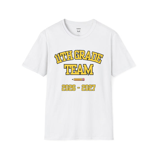 11th Grade Team 2026-2027 Yellow Tee