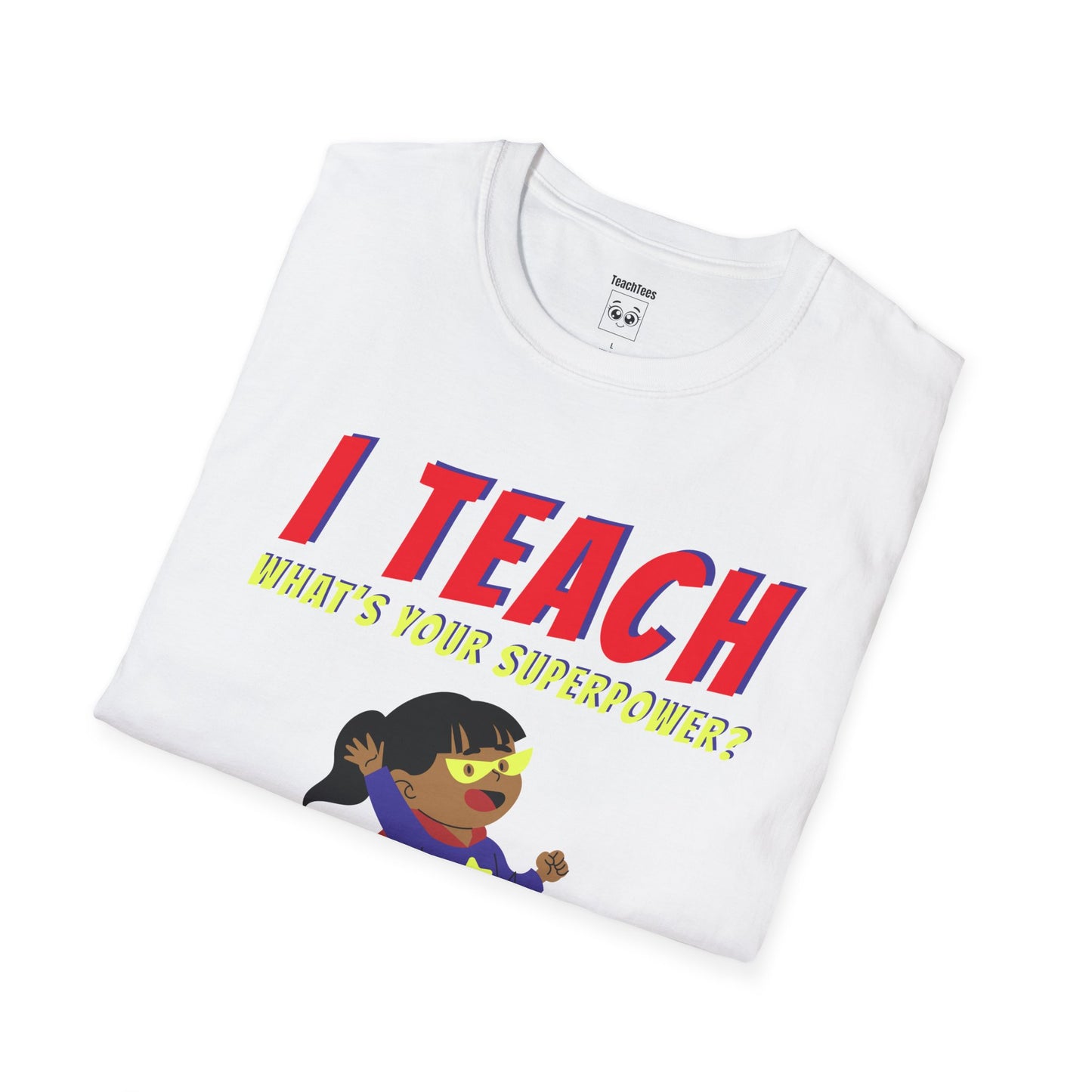 I Teach. What's Your Superpower? Black Hair Woman 2