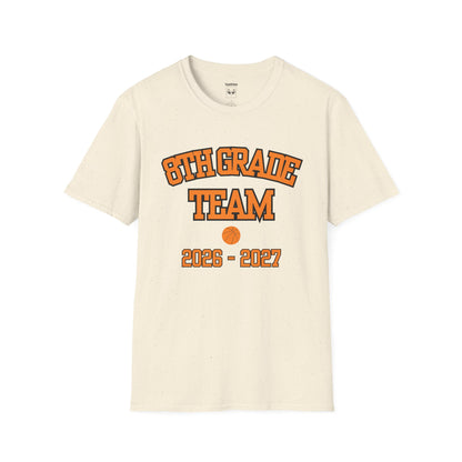 8th Grade Team 2026–2027 Orange Tee