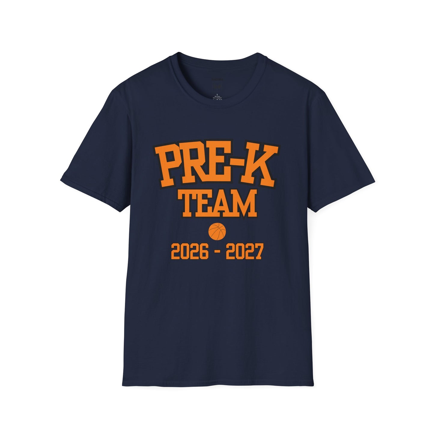 Pre-K Team 2026–2027 Orange Tee