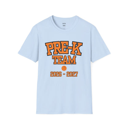 Pre-K Team 2026–2027 Orange Tee