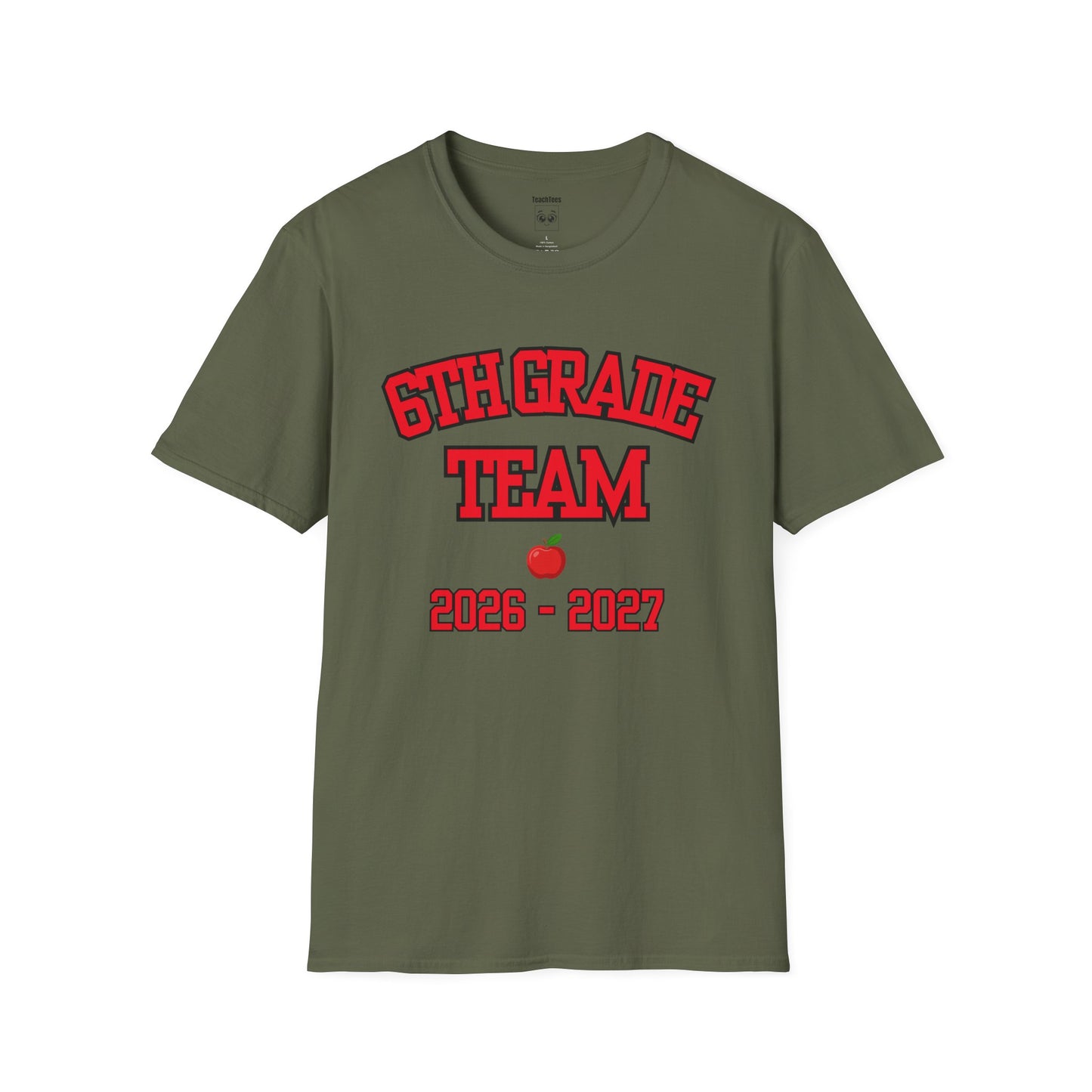 6th Grade Team 2026–2027 Red Tee