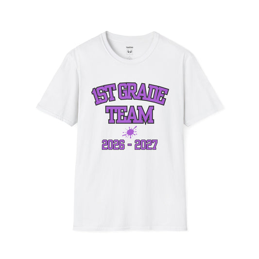 1st Grade Team  2026-2027 Purple Tee