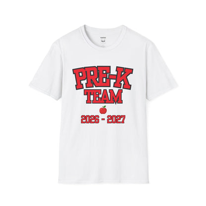 Pre-K Team 2026–2027 Red Tee