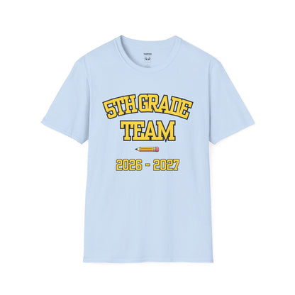 5th Grade Team 2026-2027 Yellow Tee