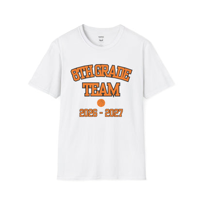 8th Grade Team 2026–2027 Orange Tee