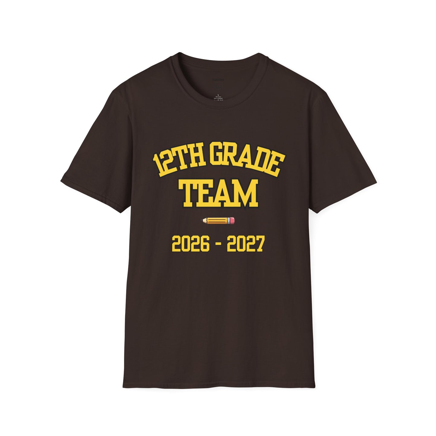 12th Grade Team 2026–2027 Yellow Tee