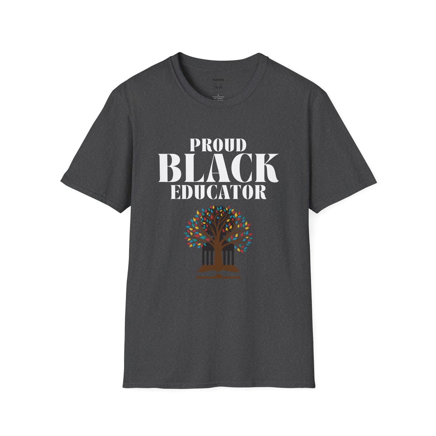 Proud Black Educator Dark Tee 4