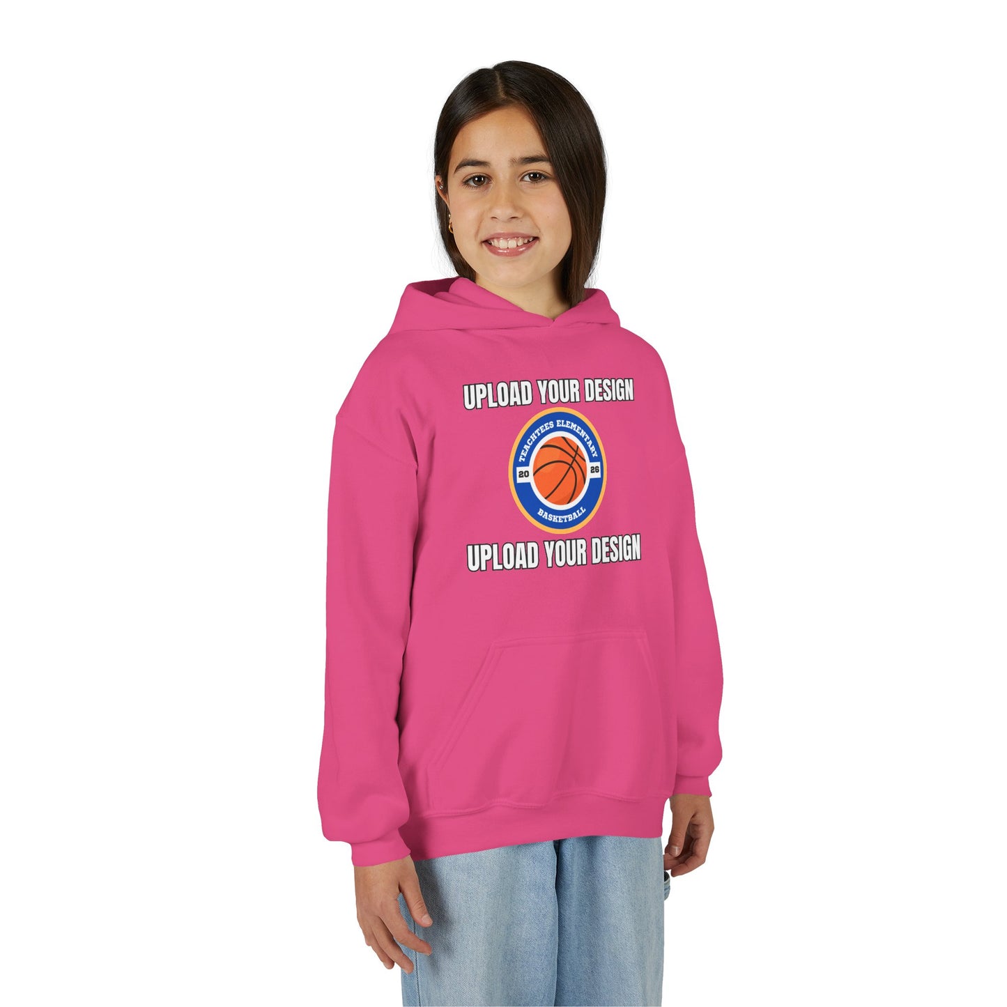 Customizable Youth Pullover Hoodie