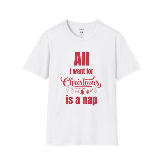All I Want for Christmas Is a Nap Tee