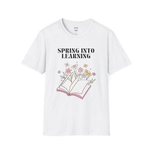 Spring Into Learning Tee