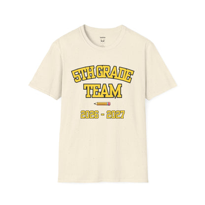 5th Grade Team 2026-2027 Yellow Tee