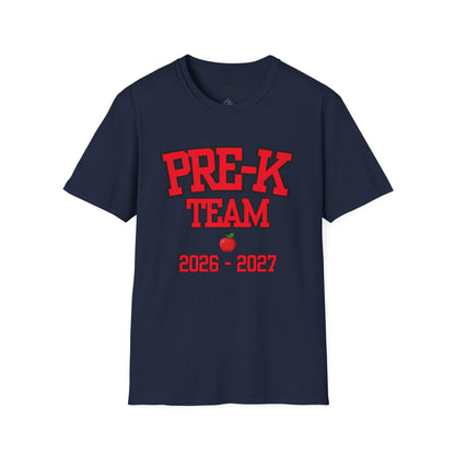 Pre-K Team 2026–2027 Red Tee