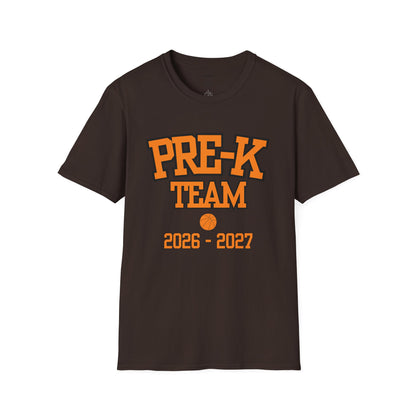 Pre-K Team 2026–2027 Orange Tee