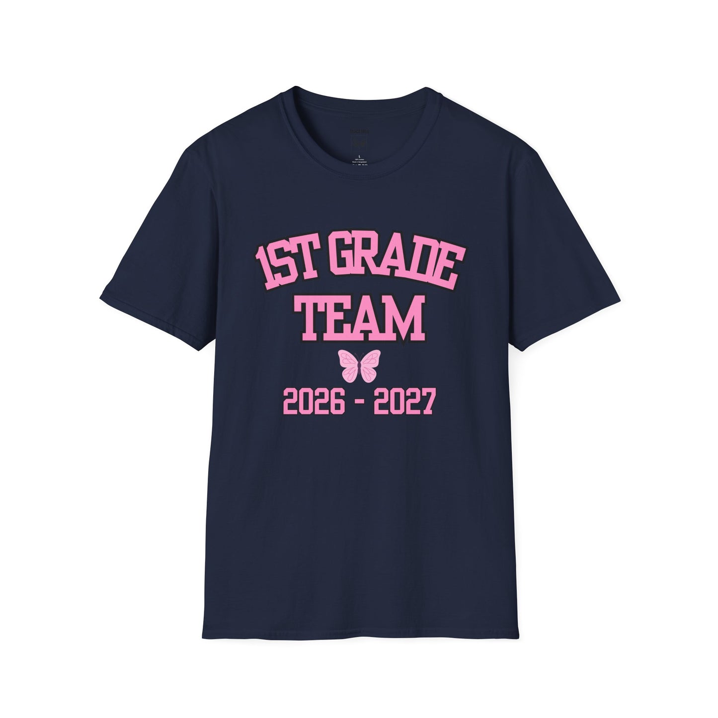 1st Grade Team 2026-2027 Pink Tee