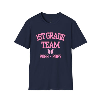 1st Grade Team 2026-2027 Pink Tee