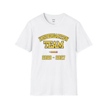 Kindergarten Team 2026–2027 Yellow Tee