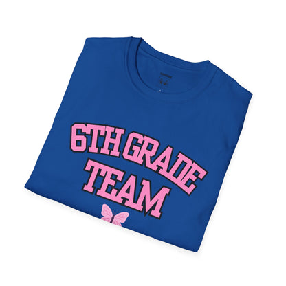 6th Grade Team 2026–2027 Pink Tee