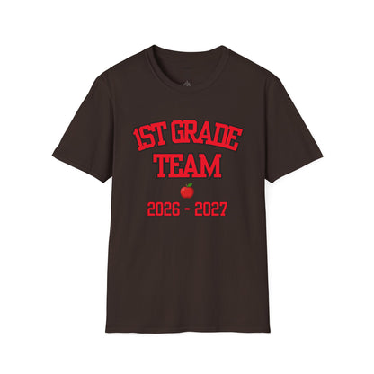 1st Grade Team 2026–2027 Red Tee