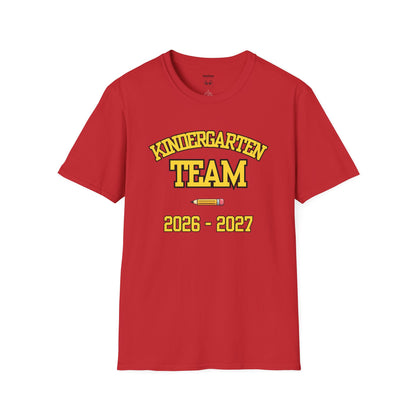 Kindergarten Team 2026–2027 Yellow Tee
