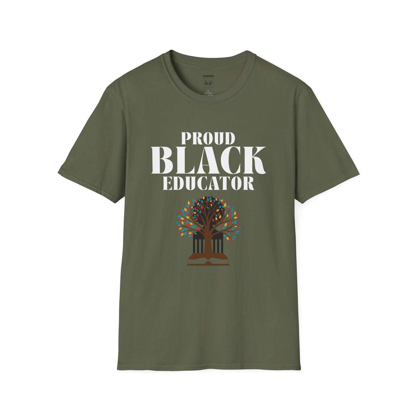 Proud Black Educator Dark Tee 4